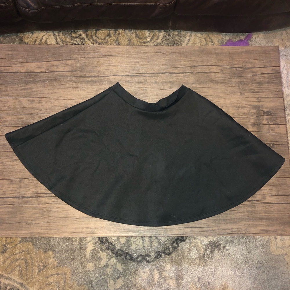 Black Flare skirt